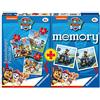 Ravensburger 20823 4 Multipack Memory e Puzzle Paw Patrol, Puzzle e Gioco per Bambini, Età Raccomandata 4+