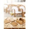 Casa personalizzati Set sottobicchieri da 4 pezzi in bamboo personalizzati Gauthier personalizzate o neutre