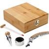 Vino personalizzati Set da vino in bamboo e zinco Cabernet personalizzate o neutre
