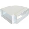 EDIL PLAST - LA VENTILAZIONE CURVA ORIZZONTALE 150X70 MM IN ABS PER TUBO RETTANGOLARE BIANCO CCO157B