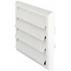 EDIL PLAST - LA VENTILAZIONE GRIGLIA TIPO S DA SOVRAPPORRE IN ABS MM 180X180 CON ALETTE A GRAVITA' BIANCO SU1818B
