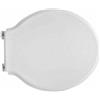POZZI GINORI - MONTEBIANCO SEDILE PER WC BIANCO CON CERNIERE CROMATE 07761000