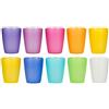 Kigima Bicchieri Rainbow 0,24l Set di 10 Extra Stabile colorato