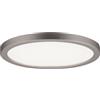 Paulmann 92936 Pannello LED Areo tondo incl. 1x8 Watt IP44 dimmerabile nichel opaco lampada da soffitto plastica 3000 K