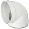 EDIL PLAST - LA VENTILAZIONE CURVA 90° PER TUBO CANALIZZATA IN ABS DN. 150 MM BIANCO CCR150B