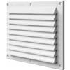 EDIL PLAST - LA VENTILAZIONE GRIGLIA RETTANGOLARE 175 X 146 MM. SENZA RETE BIANCO B1714B