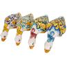 CERAMICHE CALTAGIRONE Paperelle Curiose in Ceramica Siciliana Caltagirone cm 21 - Vari Decori