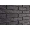 Elabrick Grigio Nero Antracite, Mattone flessibile, Listelli in quarzo, 50x210 mm, mattonelle sottili decorazione parete, facile da applicare per interno