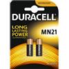 DURACELL Batteria Pila Alcalina MN21 12V in blister da 2 pezzi - DURACELL DU25