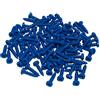 Cora 000116013 Kit 100 Viti Fissaggio Targa, Blu