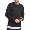 Urban Classics Basic Terry Crew Maglia di Tuta, Nero (Black 00007), XXXXXL Uomo