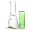 Severin SM 3735 Smoothie Mini frullatore 2 contenitori da 600 ml in tritan BPA Free Lavabili in lavastoviglie, Lame in Acciaio Inox di Ottima qualità, Funzione Pulse, 300 W, 0 Decibel, Plastica, Black