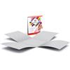 Cartellina portadocumenti carta quadrata con stampa in quadricromia solo fronte 100 pezzi 300 g. carta naturale crema