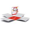 Cartelline personalizzate portadocumenti quadrate 100 pezzi 300 g. carta naturale crema