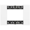PLACCA 3 POSTI LIVING NOW COLORE BIANCO BTICINO KA4803KW