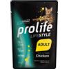 Prolife Lifestyle Gatto Adult Umido 85 gr - Pollo - Confezione da 12 pezzi - Cibo umido per gatti - Cibo monoproteico gatto - 1° ORDINE? scegli lo sconto BZR5 / BZR20 + 200 punti fedeltà