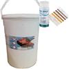 WATER LINE WATER PH+ Secchio 20 kg - Correttore Granulare per l'aumento del pH in piscina + TEST PH E CLORO PER PISCINA