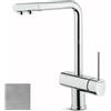 Newform - Moony miscelatore lavello doppia uscita acqua depurata - nichel spazzolato 3101.31.028