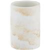 Wenko Porta Odos per spazzolino da Denti e dentifricio, Poliresina, Bianco, 8 x 10 x 8 cm