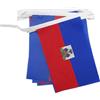 AZ FLAG Ghirlanda 6 Metri 20 Bandiere Haiti 21x15cm, Bandiera Haitiana 15 x 21 cm - Festone Bandierine