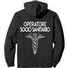 Missione Salute Ruolo operatore OSS, reparto ospedaliero Personale Sanitario Felpa con Cappuccio