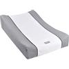 BEABA BÉABA, Fodera per Materassino Fasciatoio Sofalange, 100% Cotone Biologico, Tessuto a Spugna, Lavabile in Lavatrice, Made in France, Tessuti Certificati Oekotex, Grigio