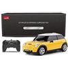 RASTAR Mini Cooper S Giallo 1:24 RC Giocattolo, Auto telecomandata, Regalo dei bambini (Giallo)
