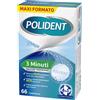 Polident 3 Minuti Pulitore Protesi Dentale Quotidiano 66 Compresse