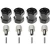 Be In Your Mind 4 Pz 12mm RC Ruota Hub Esagonale Estensioni 15mm Estensione Hex Drive Adattatore Combiner Accoppiatore Misura per 1/10 Telecomando Crawler Auto