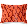BonaMaison Arancio-Bordeaux Fodera per Cuscino Cotone e Copricuscini Federa per Divano Casa Soggiorno Camera da Letto Decorazione Interni ed Esterni, 35x50 Cm - Progettata e Prodotta in Turchia