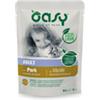 Oasy Bocconcini Adult con maiale - 6 bustine da 85gr.