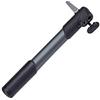 BBB Cycling WindRush S Aria per Bicicletta, Mini Pompa a Mano con DualHead 3.0, per Presta Dunlop e Schrader, BMP-55, Colore: Grigio Unisex Adulto, 250 mm