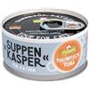 GranataPet Suppenkasper con tonno, snack liquido gatti, cibo idratante liquido perfetto come spuntino, snack gatti senza cereali e zuccheri aggiunti, mangime gatto, 12 x 70 g