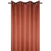 Stof Lovely Casa - Tenda oscurante con occhielli, per soggiorno o camera da letto, misura 140 x 260, in terracotta, oscurante, isolante, ideale per la casa