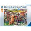 Ravensburger, Puzzle 500 pezzi, puzzle da adulti, dimensione 49x36 cm, stampa di alta qualità, foto paesaggi arte animali, Verde