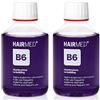 HAIRMED haircare innovative HAIRMED B6 - RICOSTRUZIONE CAPELLI PROFESSIONALE - Shampoo Volumizzante e Ricostruzione - BI-PAK - 2x200ml - HAIRMED