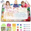 MOONTOY Tappeto Magico 120x80cm per Bambini 2-5 Anni, Giochi Educativi Doodle Colori Acqua - Regalo