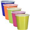 Dopla 30 Bicchieri lavabili e riutilizzabili colorati in plastica DOpla 230cc