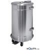 Pattumiera con pedale in inox aisi 304 h413_74