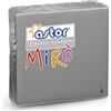 Astor 40 Tovaglioli di carta microgoffrati TNT 2 veli 38x38 grigio