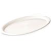 Poloplast Mini vassoio ovale in plastica bianca per servizio 23x17 cm