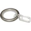 Gardinia Anello per Tenda per bastoni per Tenda, incl. Inserti scorrevoli e Ganci Pieghevoli, Linea Memphis