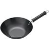 KitchenCraft WORLD OF FLAVORS Kitchen Craft Pure Oriental Wok in Acciaio al Carbonio con Rivestimento Antiaderente, 30 Centimetri