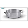 Casseruola bassa in alluminio, spessore 3 mm, diametro mm 500, alta mm 170
