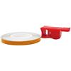 4R Quattroerre.it 10233 Wheel Stripes Strisce Rifrangenti per Cerchi Moto con Applicatore, Giallo, 5 mm x 6 mt