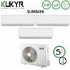 CLIMATIZZATORE TRIAL 9+9+9 KUKYR A++A+ DC INVERTER R-32
