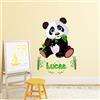 Ambiance Sticker Adesivo Personalizzabile con Nome Personalizzato, per la Decorazione della Parete, per la Camera dei Bambini, 2 Fogli da 30 x 25 cm e 45 x 30 cm