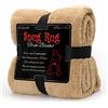 Snug Rug Coperta Divano Coperta Plaid Morbida Sherpa Edizione Speciale Coperta in Pile Morbidissimo Pregiato 127 x 178 cm (Beige)