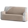 Eysa Oslo Salva, Microfiber, C/1 Beige-Greggio, 2 posti 115cm. Adatto per divani da 120 a 170 cm
