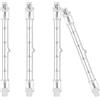 EKSAVE Faretto alogeno lineare, attacco lampadina R7s, 230 W, J118, lampadina di sicurezza, 118 mm, flusso luminoso 3100 lm, 2700 K, dimmerabile (confezione da 4)